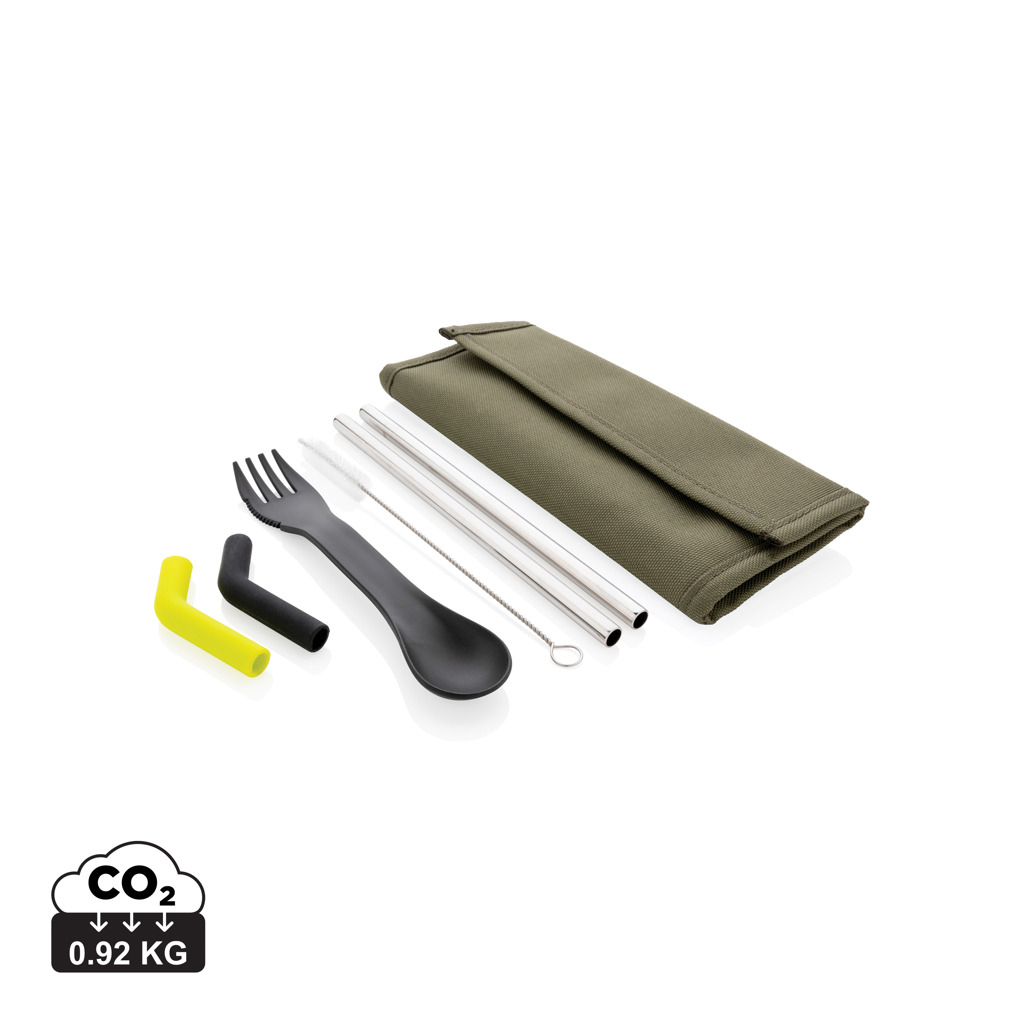 Set de couverts personnalisé Tierra Vert 